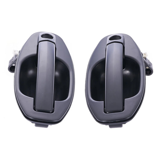 2 x Front Right & Left Outer Door Handle Black for Hyundai Santa Fe SM (2000–2005)