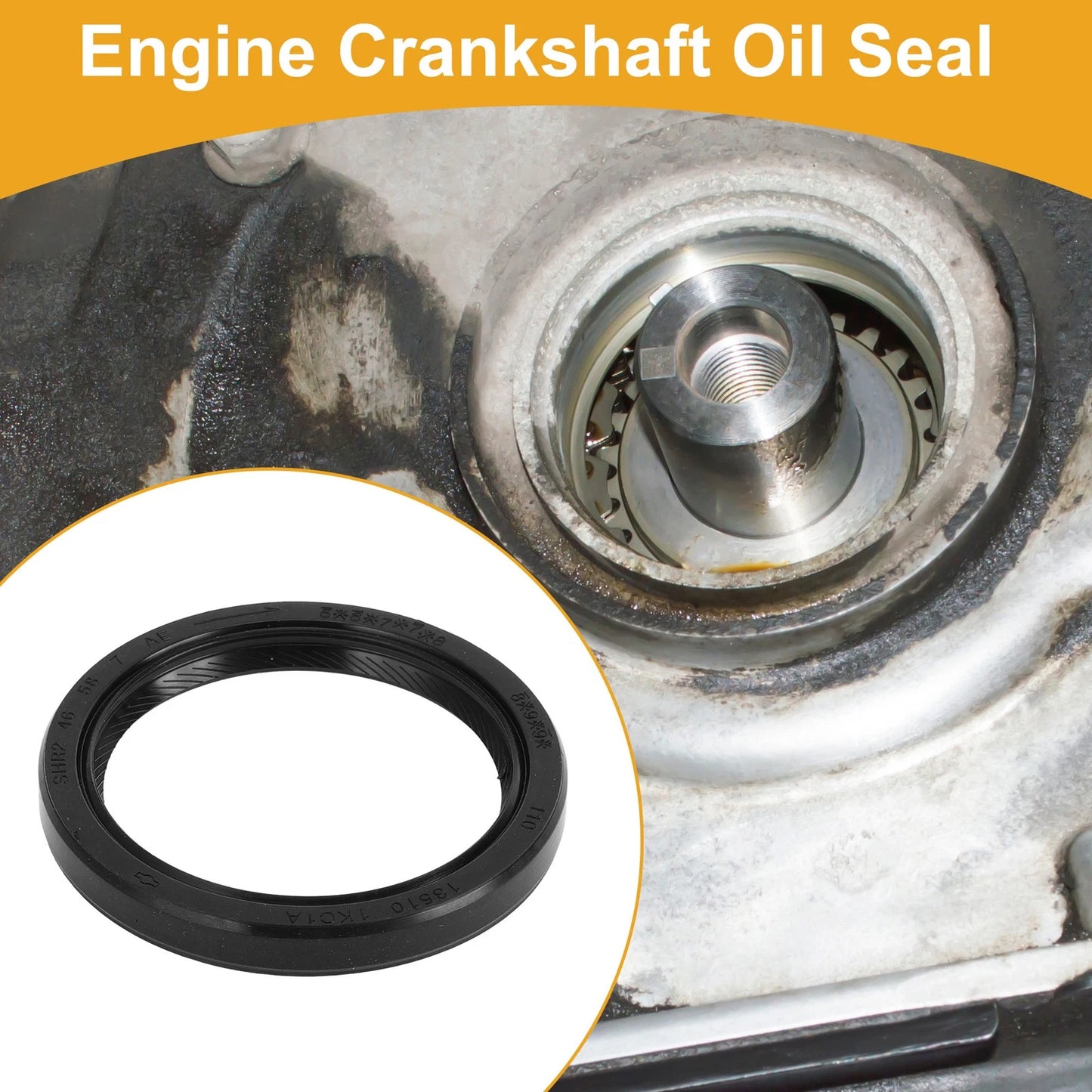 Crankshaft Oil Seal for Nissan 200SX SE-R 2.0L (1995-1996)