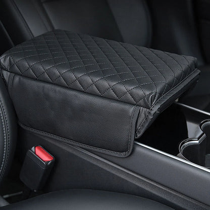Black Car Center Console Armrest Cover Mat Pad Protector