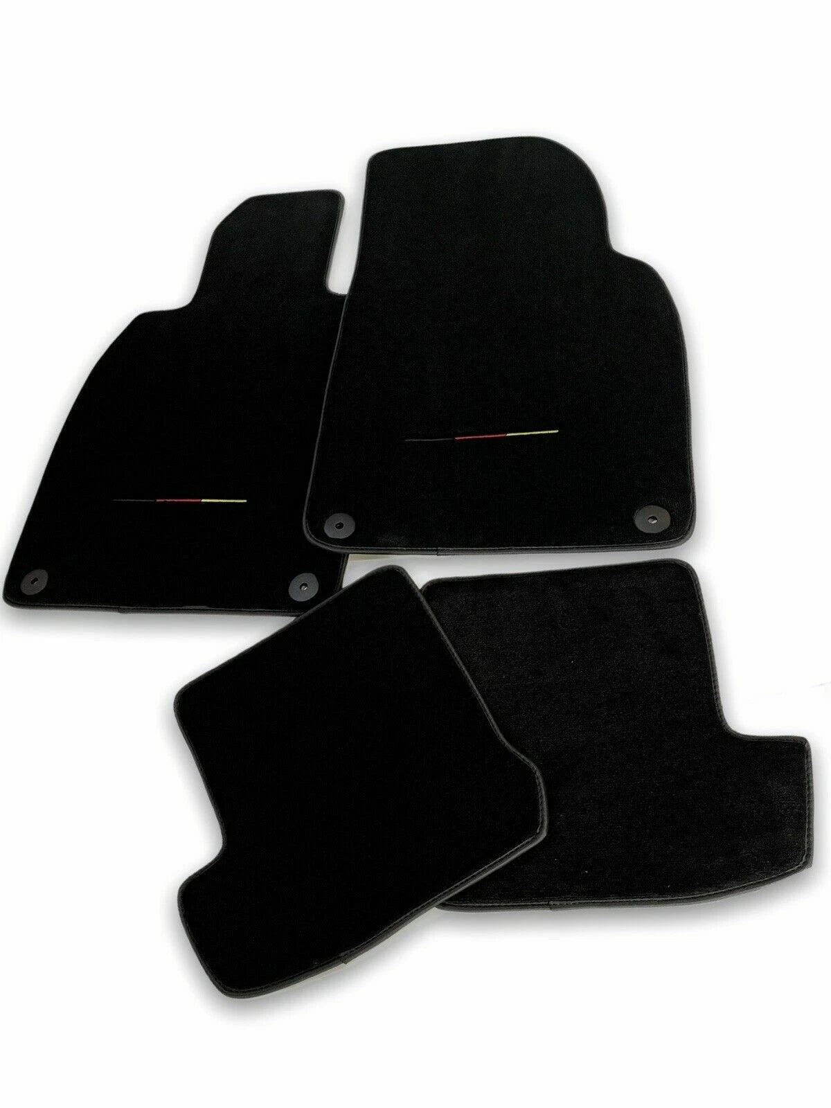 Floor Mats for Porsche Cayman 987 LHD Carpet Germany Flag (2006-2012)
