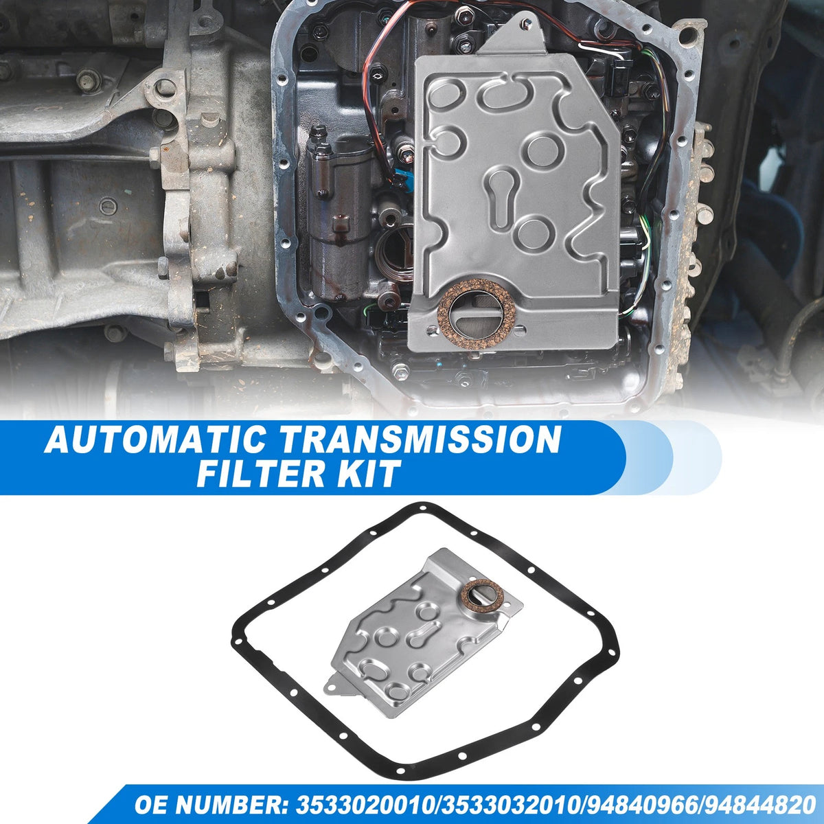 Transmission Filter & Oil Pan Gasket for Toyota A130 A140