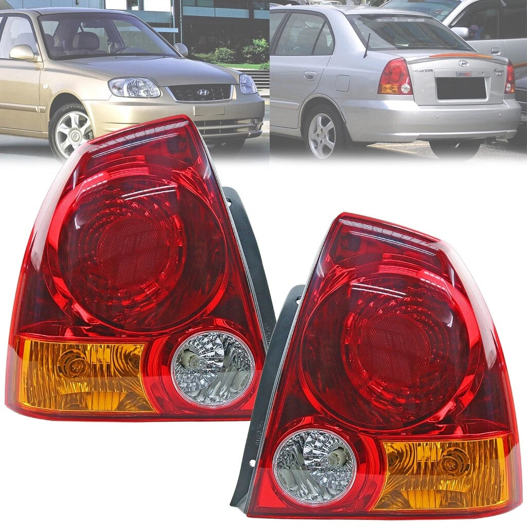 Left & Right Tail Lamps for Hyundai Accent LC (2003-2005)
