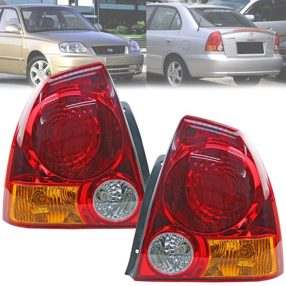 Left & Right Tail Lamps for Hyundai Accent LC (2003-2005)