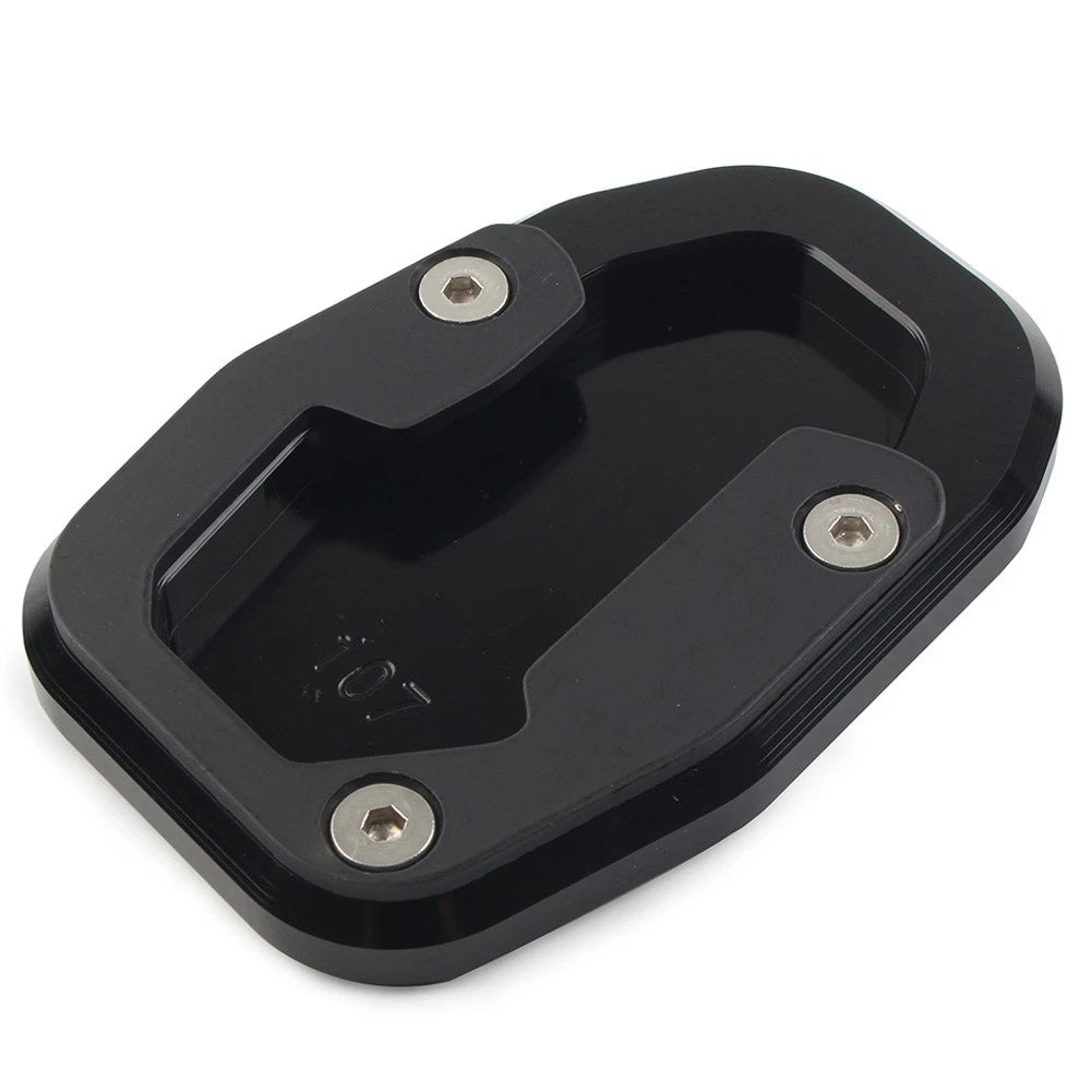 CNC Side Stand Enlarger Plate for Ducati Desert X 2022+ Aluminum Alloy Black
