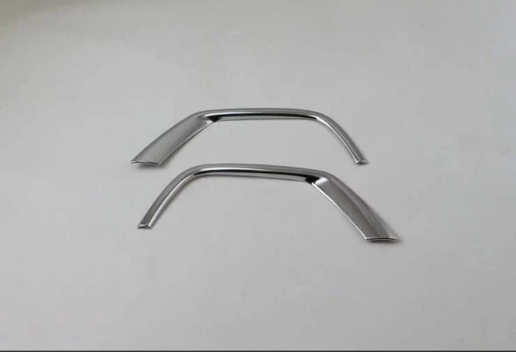 Front & Rear Fog Light Cover Trim for 2017-2021 JEEP Compass Chrome 4 x Pieces