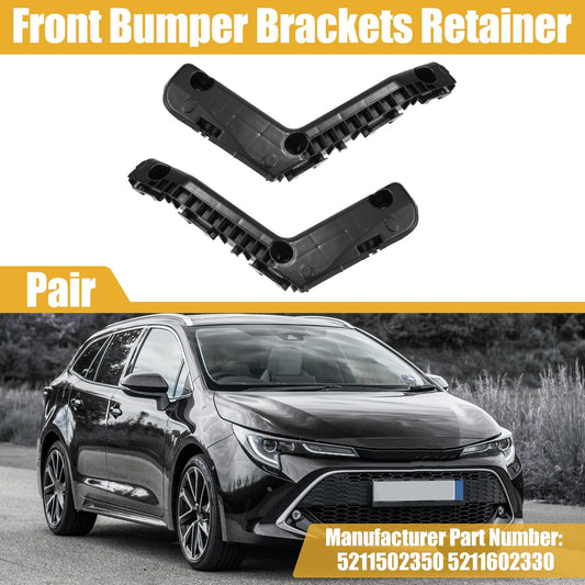 Pair Front Bumper Brackets for Toyota Corolla (18-19)