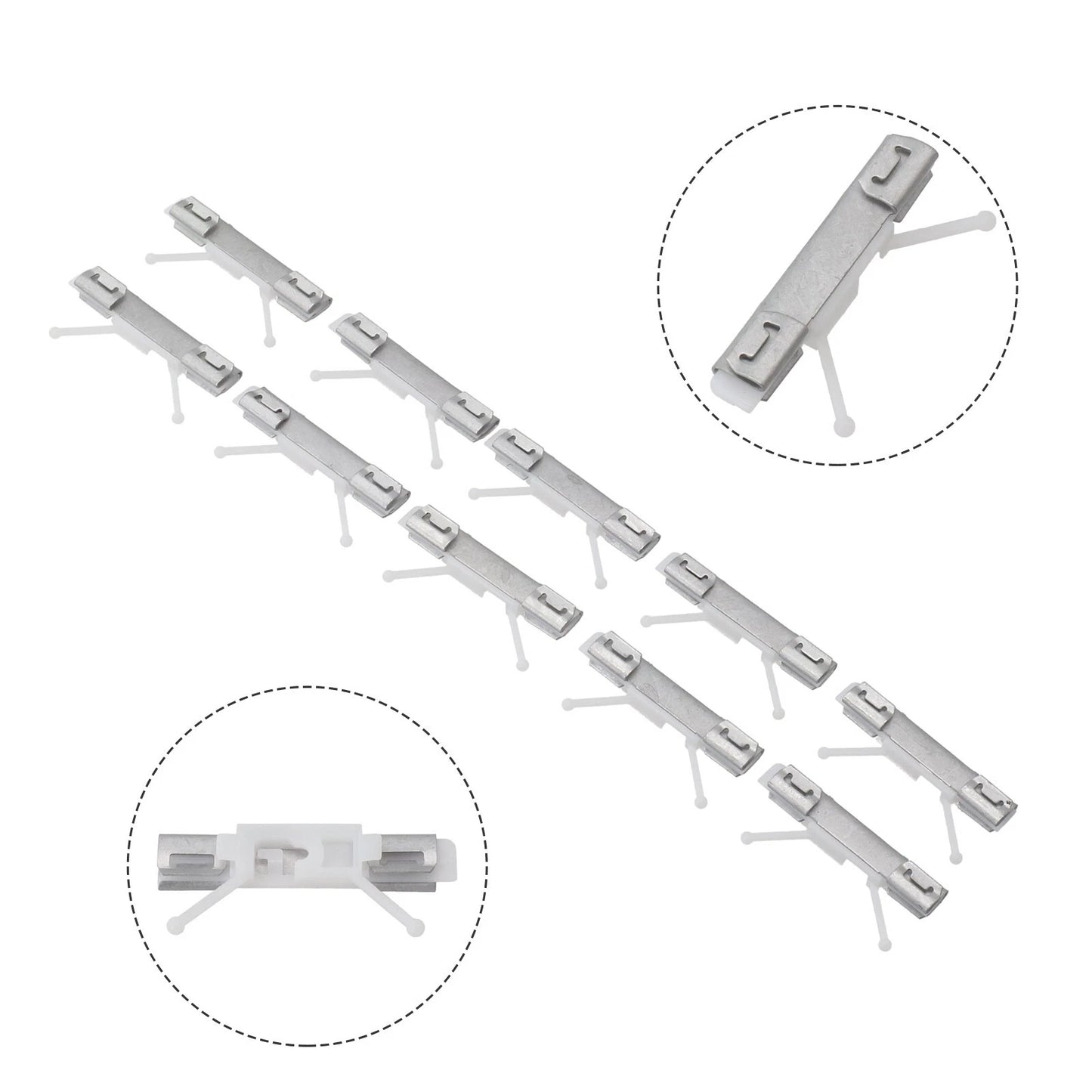 Pack Of 10 Premium Front Windshield Post Trim Clip Set for Volvo XC60 (2008–2016)