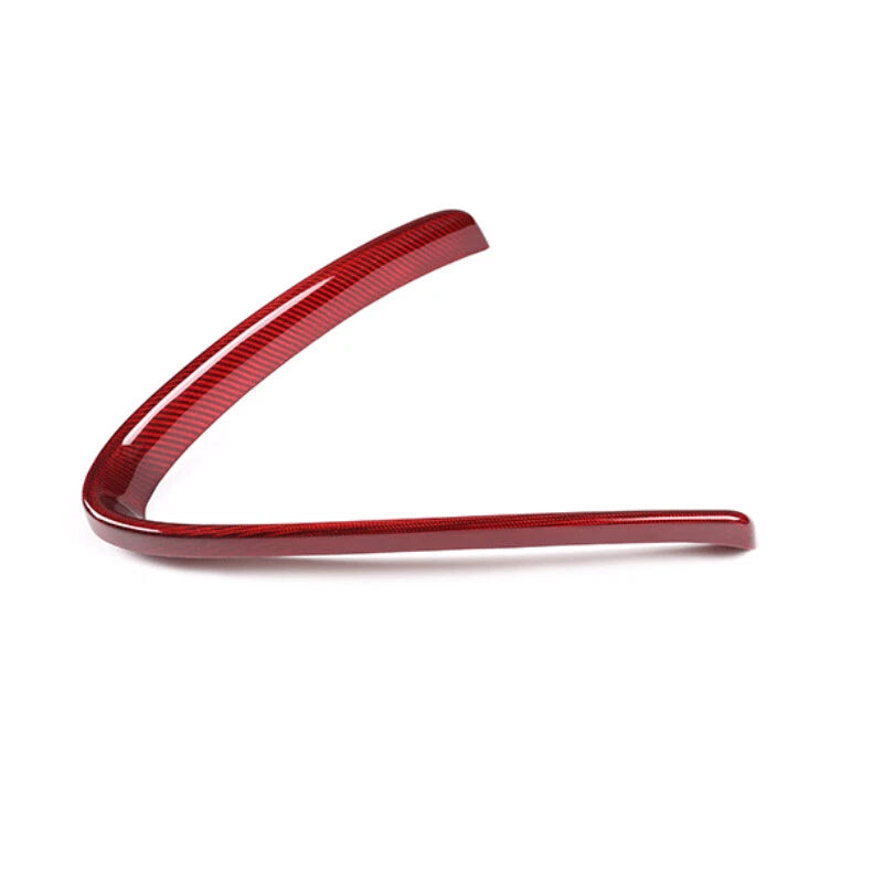 Real Red Carbon Fiber Front Bumper Grille Cover For Alfa Romeo Giulia 2017-2020