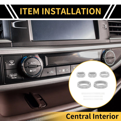 Air Conditioner Volume Switch Knob Cover Ring for Ford Maverick (2022)