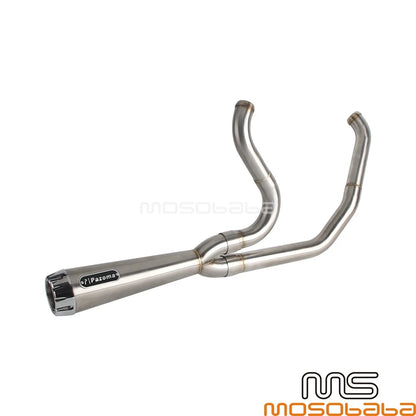 Exhaust System w/ End Cap for Harley Touring FLTRX FLTRXS FLTRK FLTRXP (2014-2023)