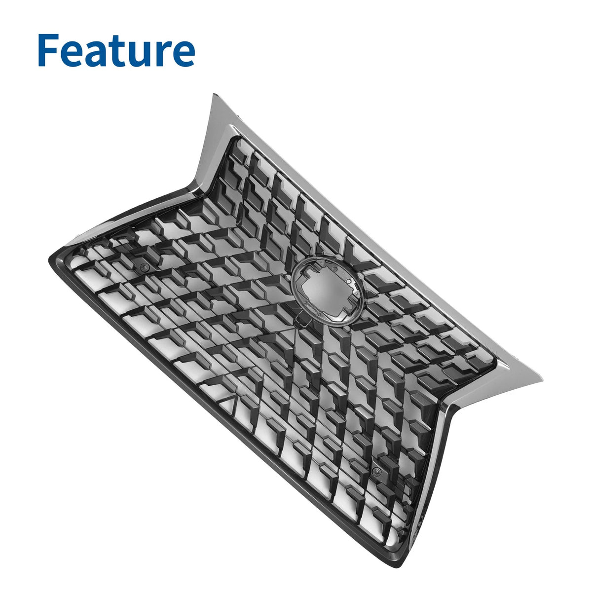 Front Hood Bumper Grille for Lexus GX460 Black (2021)