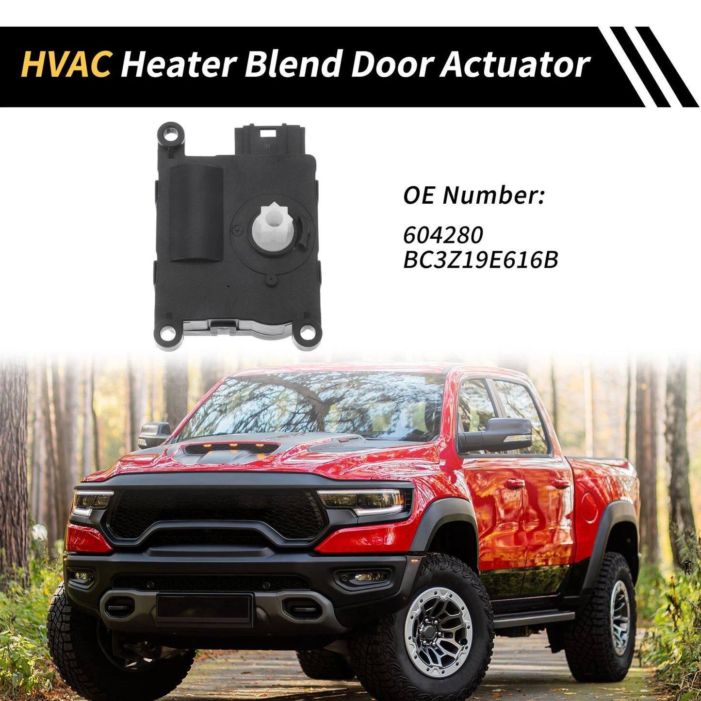 HVAC Air Door Actuator for Ford F-250 Super Duty (2011-2016)