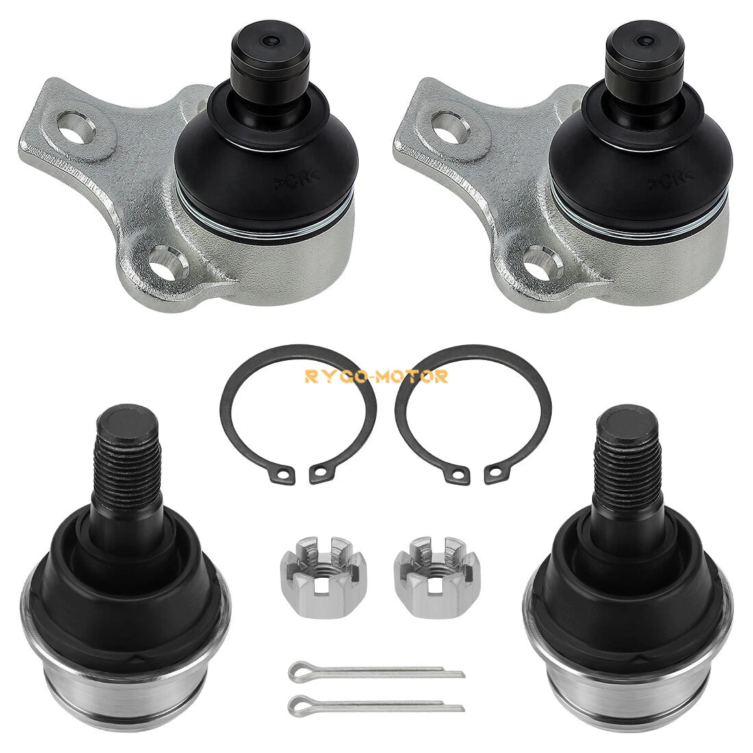 4X Front Upper & Lower Ball Joints for Can-Am Outlander 650/800/650/800/800R
