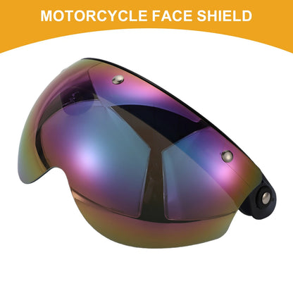 Face Shield / 1pc / Universal Motorcycle Helmet Visor for Motorcycle