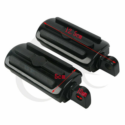 Black Rear Footpeg Mount Bracket for Harley Sportster (2014-2022)