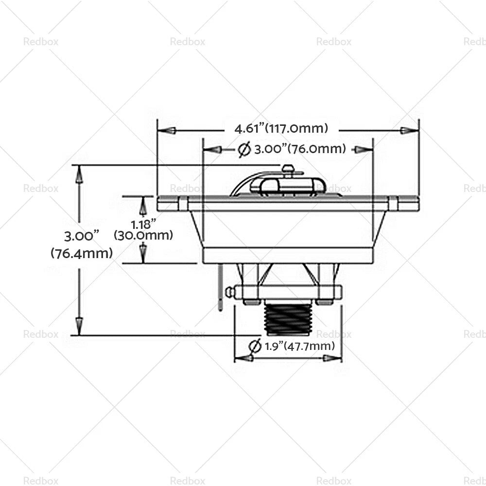White Water Inlet with Pressure Regulator for Caravan RV Boat