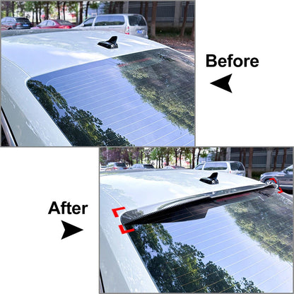 Carbon Fiber Rear Window Roof Spoiler for Audi A3 S3 RS3 8Y Sedan (2021-2025)