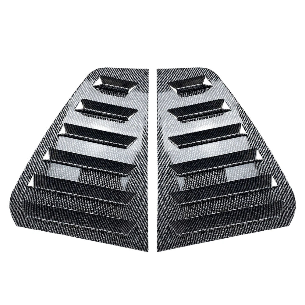 Rear Window Side Vent Shutter Louvers for VW Golf MK7 MK7.5 (14-19) Pair