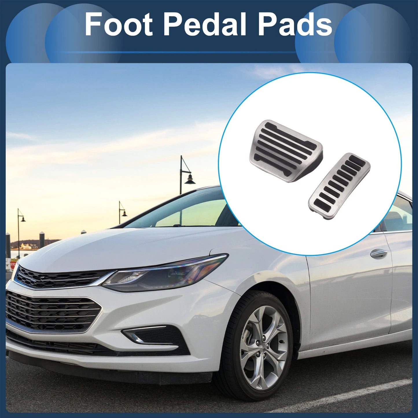 Foot Accelerator Pedal Covers for Land Rover Range Rover Sport (2006-2013)