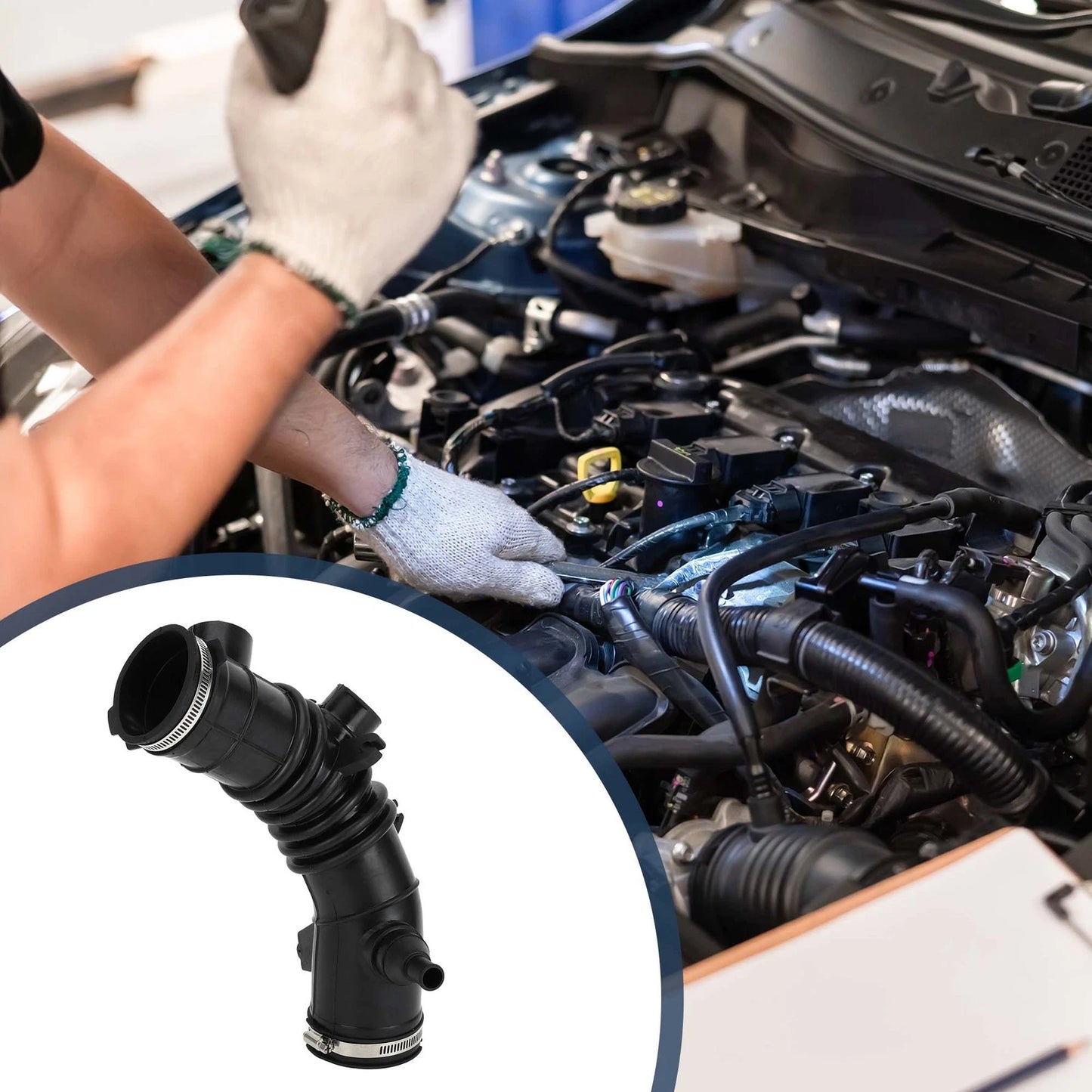 1 Pc Car Intake Hose Tube with Clamps for Toyota Solara (2004–2008)