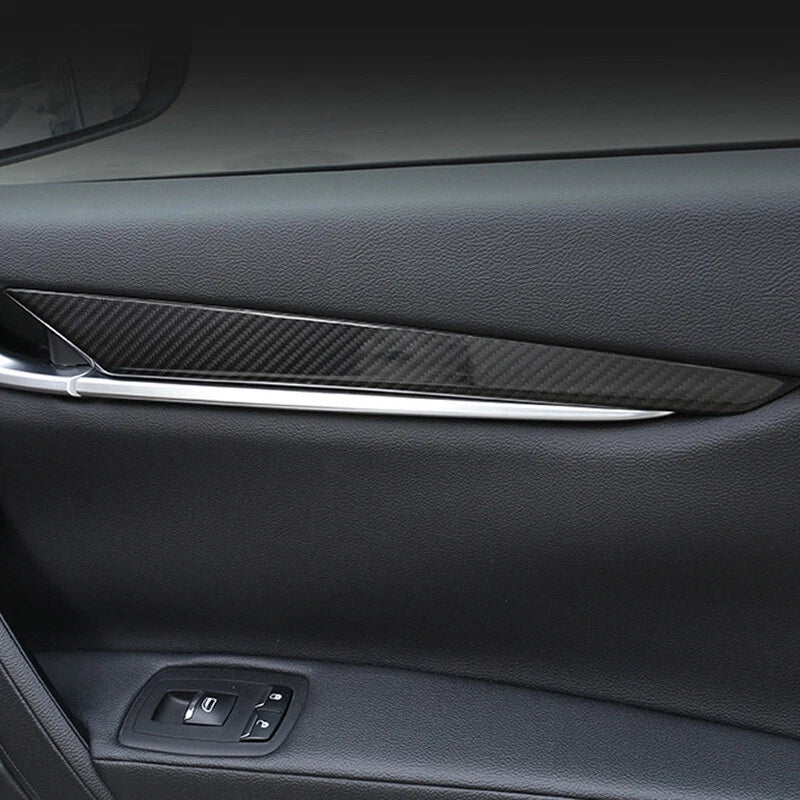 For Maserati Ghibli 2013-2021 Real Carbon Fiber Interior Door Panel Cover Trim