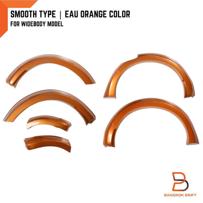 Orange Fender Flares for Nissan NP300 Navara D23 Widebody (2015-2019)