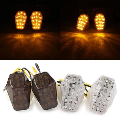 LED Turn Signal Light Indicators Amber for Suzuki GSXR600 750 1000 SV650 (2001-2023)