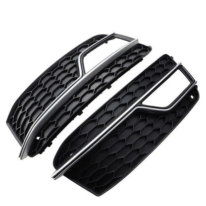 Front Bumper Grille Fog Light Outer Cover for Audi A5 S Line S5 (2013-2016)