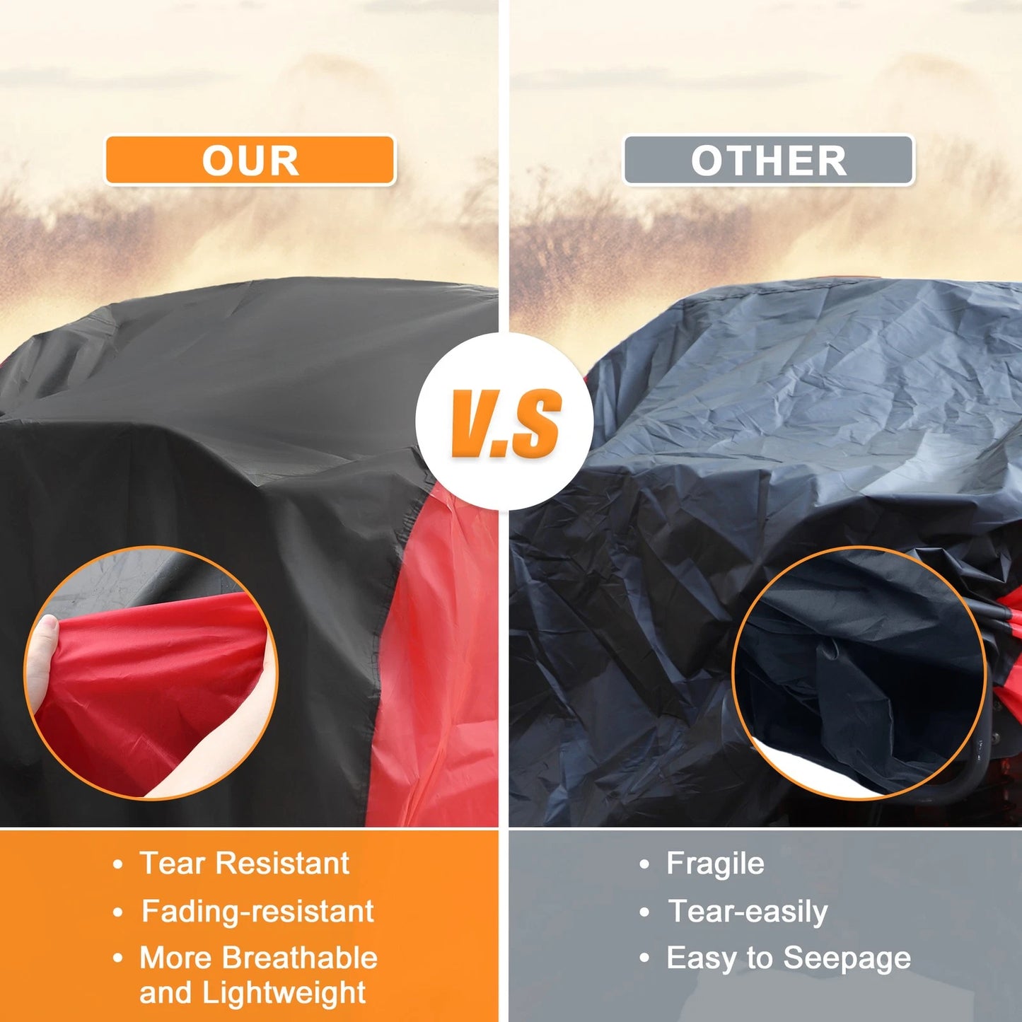 XL ATV Cover for Can-Am, Polaris, Honda 250-600CC Quad Bike