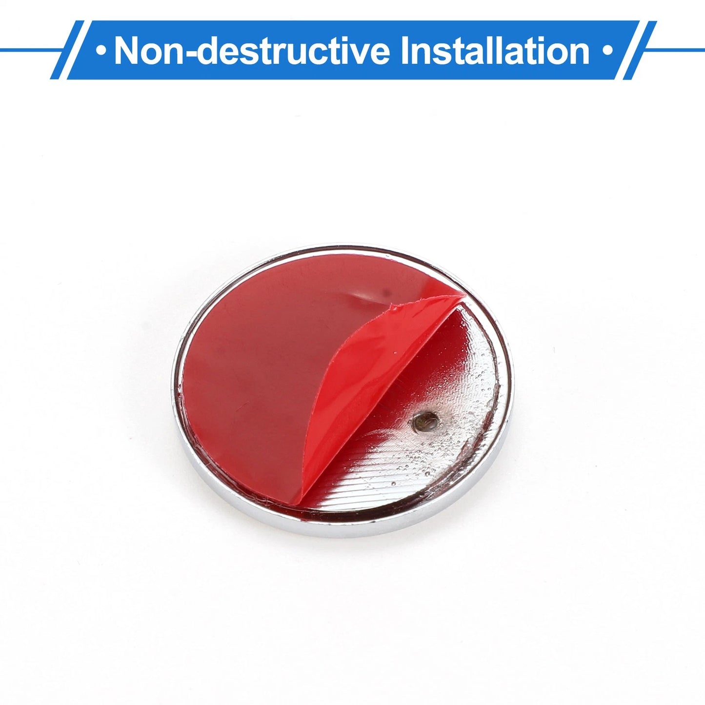Push Start Button Cover 4cm for Land Rover Silver Tone