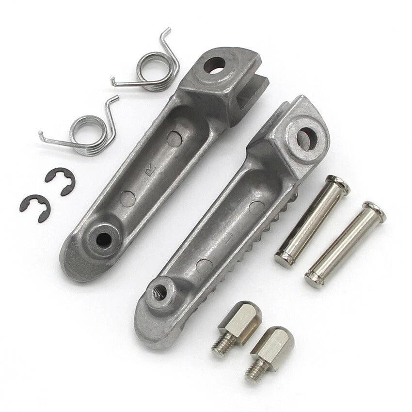 Silver Front Footrest Pegs for Yamaha YZF-R1 (2002-2023)