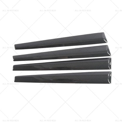 4 x Carbon ABS Interior Door Panel Cover Trim for Toyota Hilux (2015-2021)