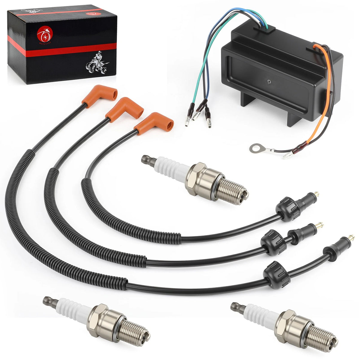 Ignition Coil & Wires for Polaris Genesis/Virage/TX/SLX/SLTX Pro 1200 (1999-2002)
