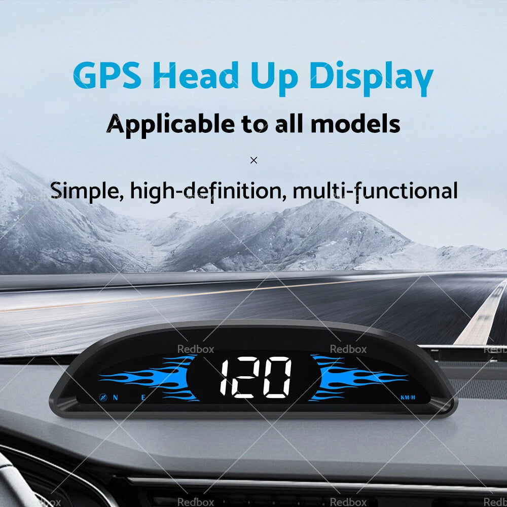 HUD Head Up Display GPS Speedometer for Universal Cars