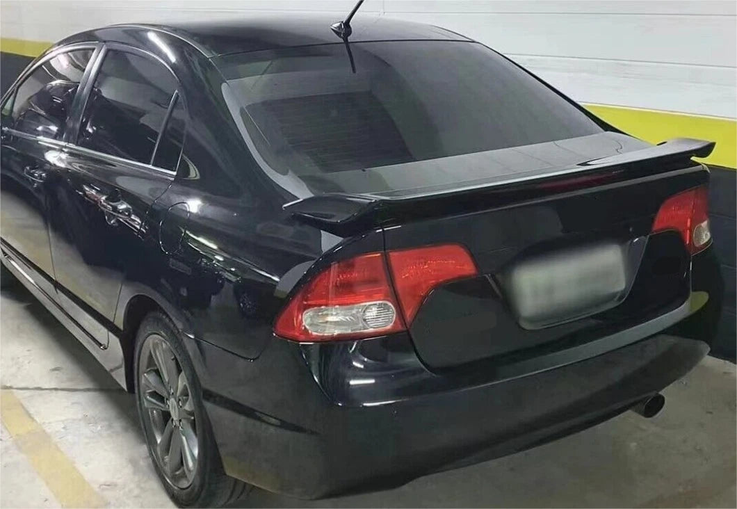 Rear Spoiler with Light SI Style for Honda Civic Sedan (2006-2011)