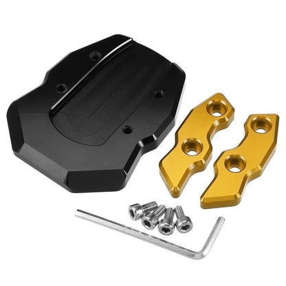 Kickstand Plate Pad for Honda Adv-160 2022 Black Gold Tone