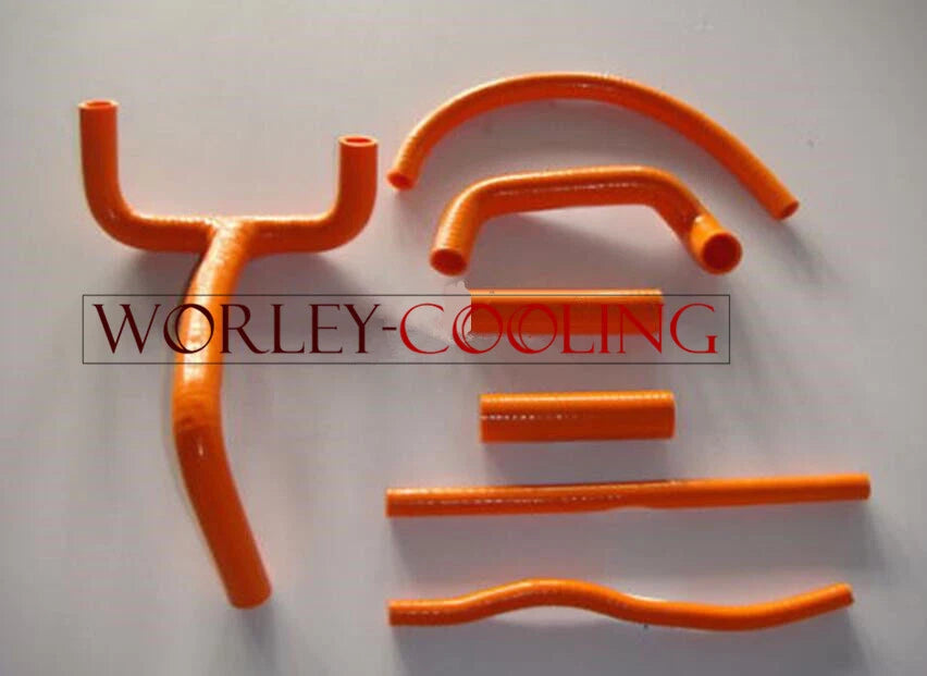 Silicone Radiator Hose Kit for 1998-2000 KTM LC4 400 Orange (1998-2000)