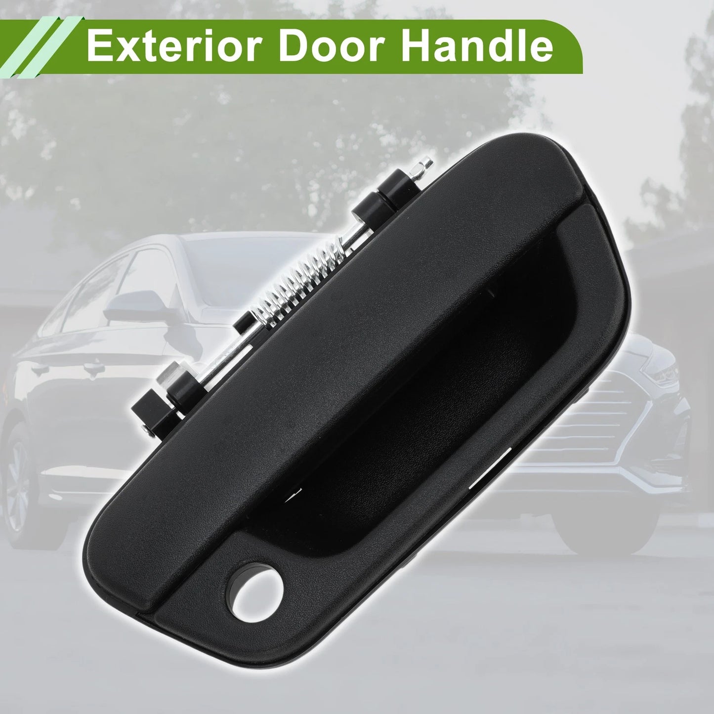 Exterior Door Handle for Chevrolet Spark (2013-2016) Black Front Right