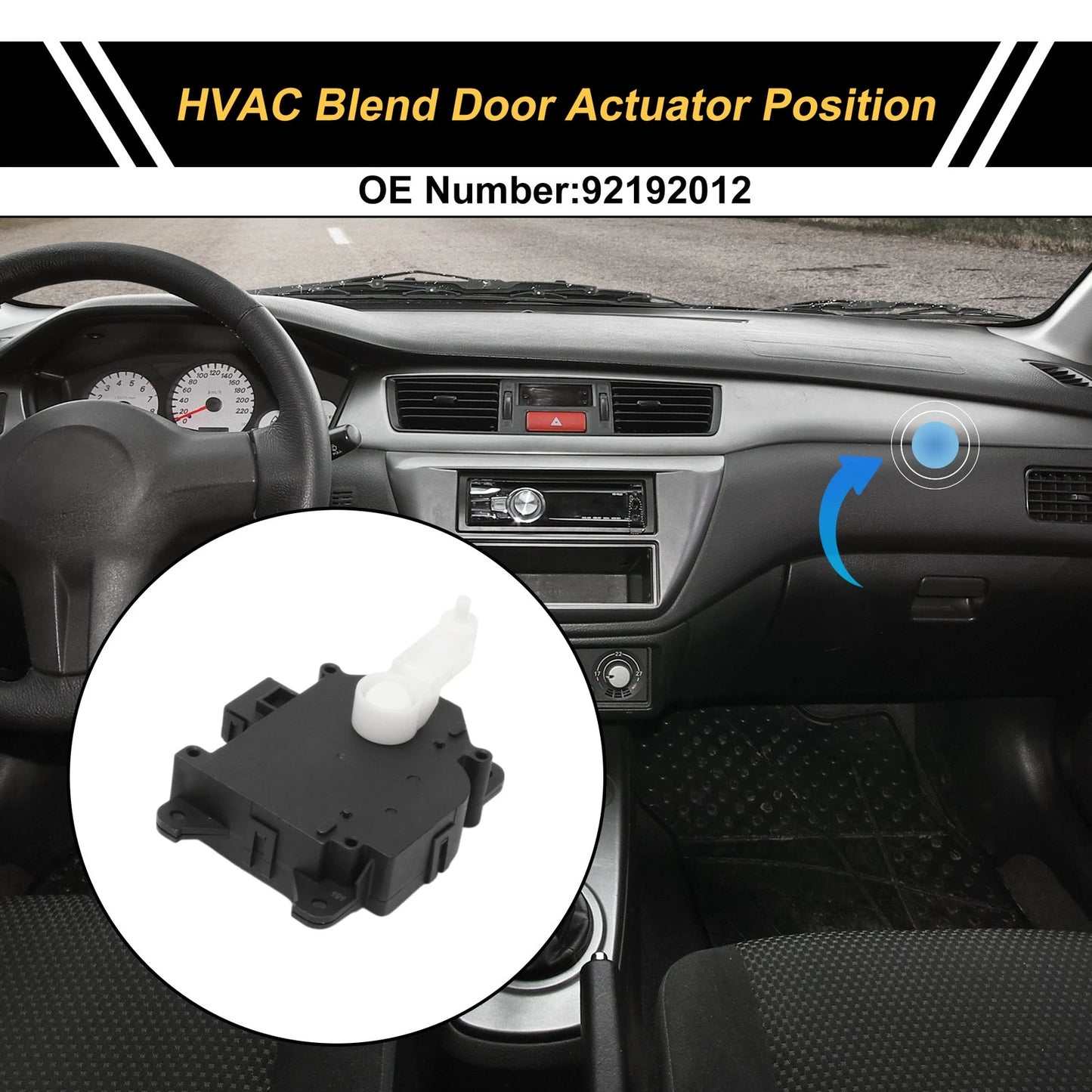 HVAC Heater Blend Door Actuator for Chevrolet Caprice (2012 - 2017)