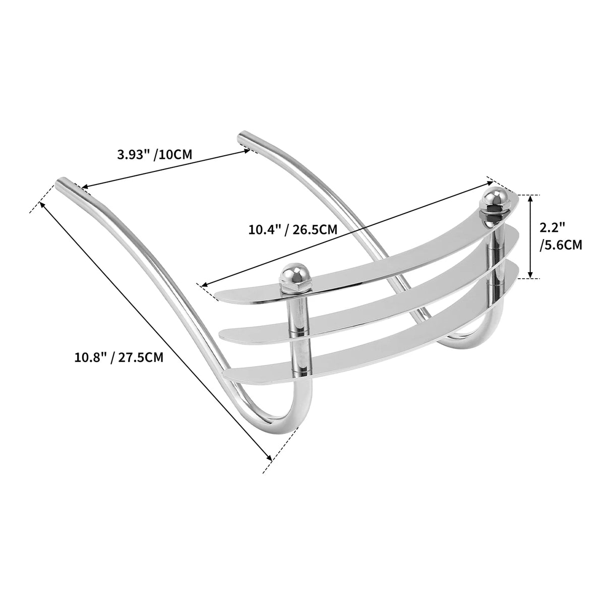 Front Spear Trim & Rear Fender Bumper Cheese Grater for Harley FLSTS (1997-2003)