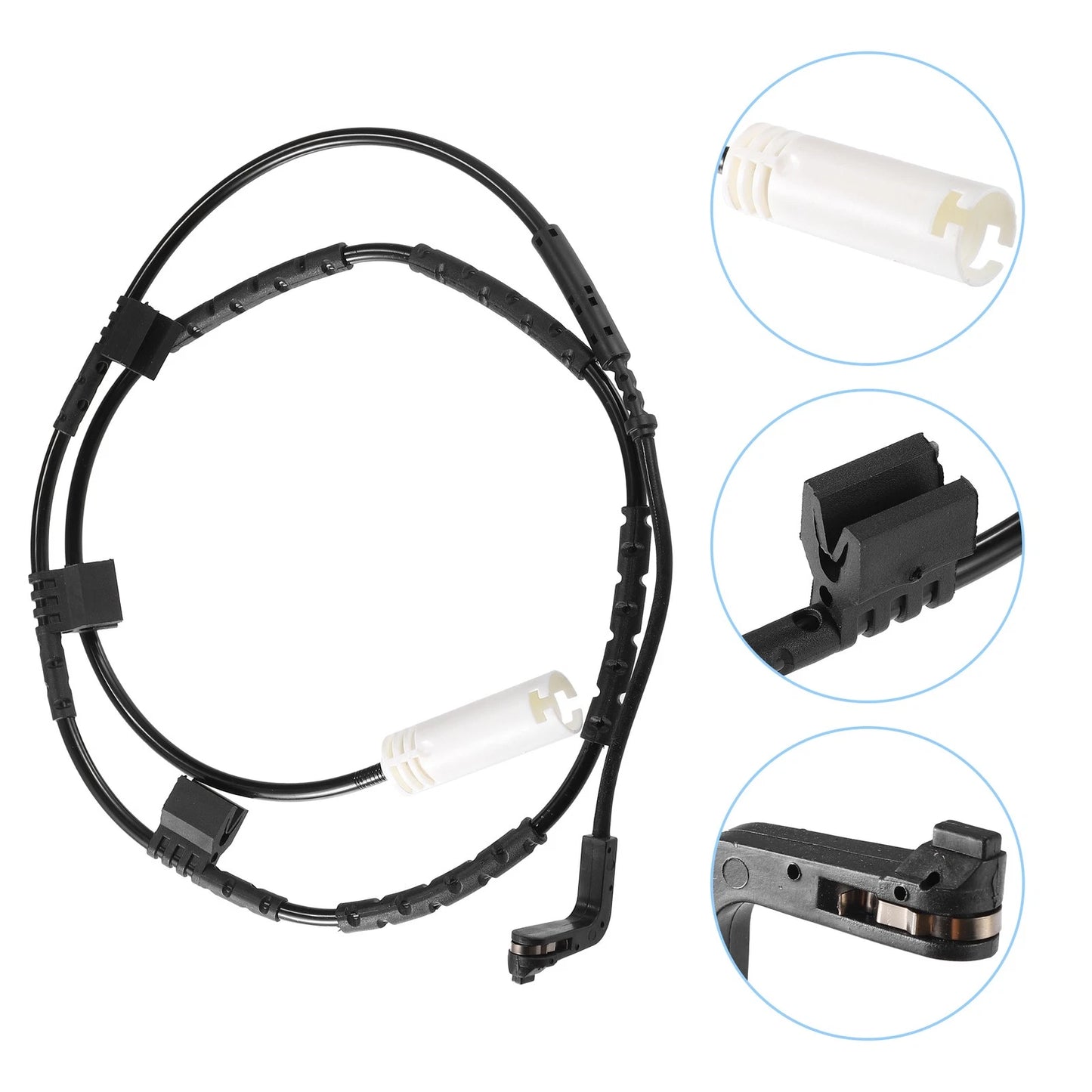 Rear Brake Pad Sensor for BMW - Plastic Rubber Black White