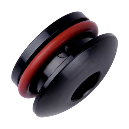 Black Aluminum 12mm Manual Gear Shift Knob Boot Retainer for Car (N/A)