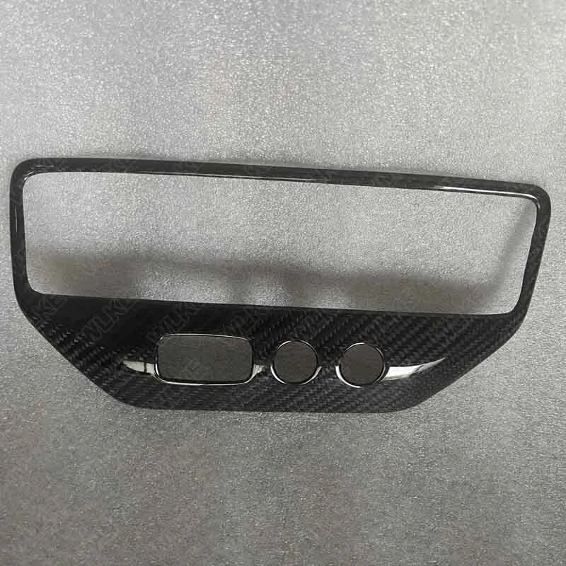 Dry Carbon Fiber AC Control Panel Cover Trim for Maserati GranTurismo GC 2008-17
