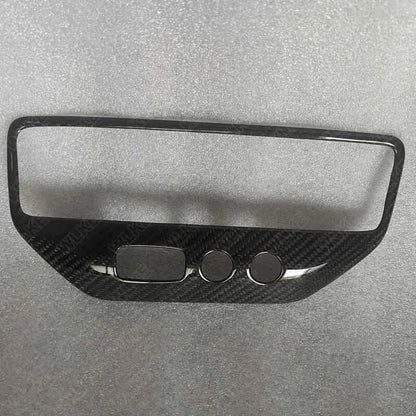 Dry Carbon Fiber AC Control Panel Cover Trim for Maserati GranTurismo GC 2008-17