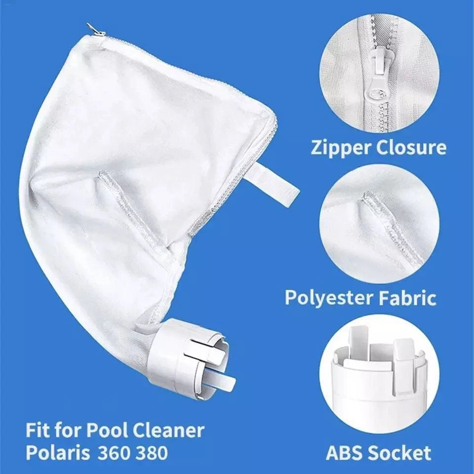 4 Pack Zipper Bag for Polaris 360/380 Pool Cleaner All Purpose (2006–2014)