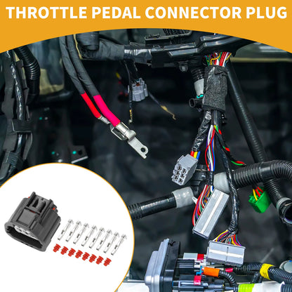 8 Pin Throttle Pedal Connector Plug for Ford - 1 Set
