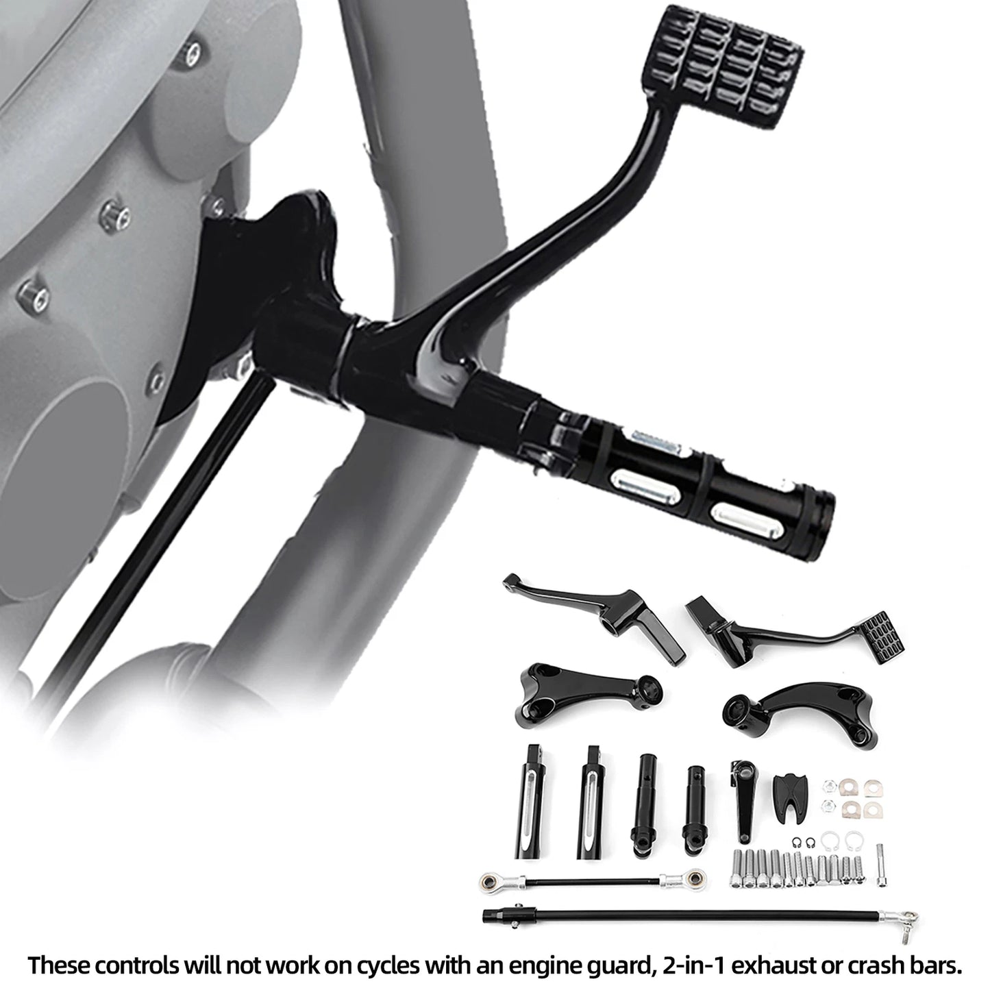 Forward Control Foot Pegs for Sportster XL1200 XL883 (2014-2022)