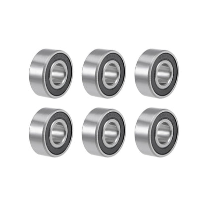 15x35x14mm Double Sealed Chrome Steel Z2 ABEC1 Ball Bearings