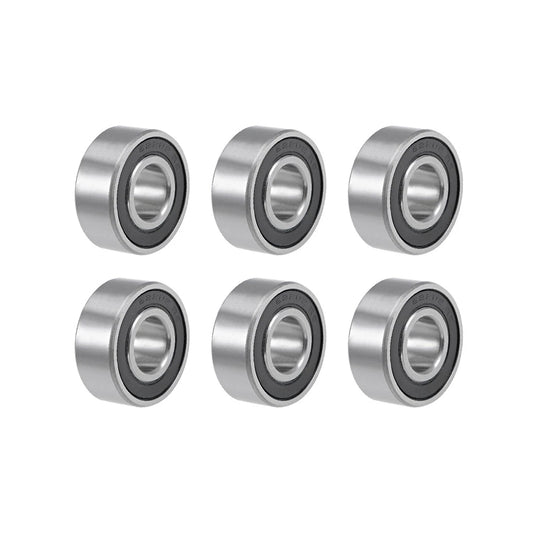 15x35x14mm Double Sealed Chrome Steel Z2 ABEC1 Ball Bearings