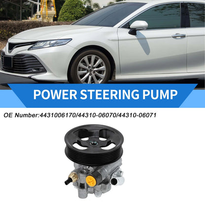 1pcs Power Steering Pump with Pulley for Toyota Camry Solara (2004–2008)